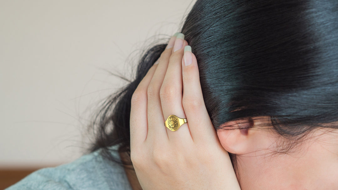 Sunflower Ring Ring Mint & Lily