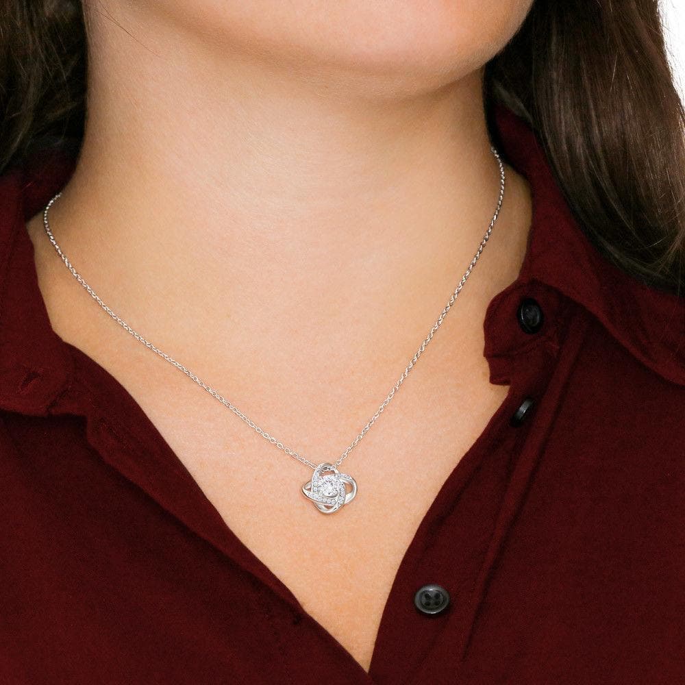 To My Favorite, To My Everything Love Knot Necklace Jewelry ShineOn Fulfillment