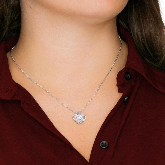 To My Favorite, To My Everything Love Knot Necklace Jewelry ShineOn Fulfillment