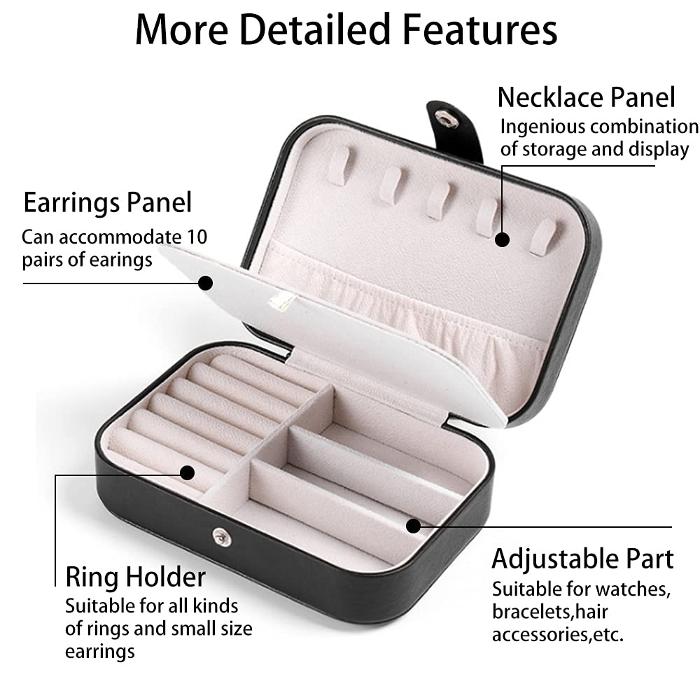 Travel Jewelry box Double Layer Jewelry Case Other Accessories MelodyNecklace