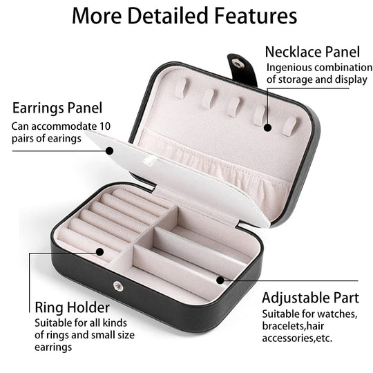 Travel Jewelry box Double Layer Jewelry Case Other Accessories MelodyNecklace