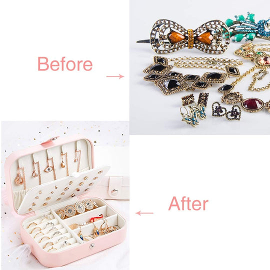 Travel Jewelry box Double Layer Jewelry Case Other Accessories MelodyNecklace