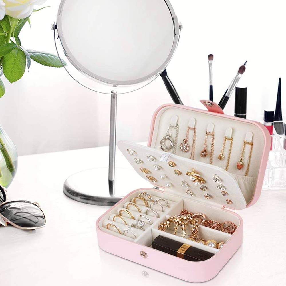 Travel Jewelry box Double Layer Jewelry Case Other Accessories MelodyNecklace