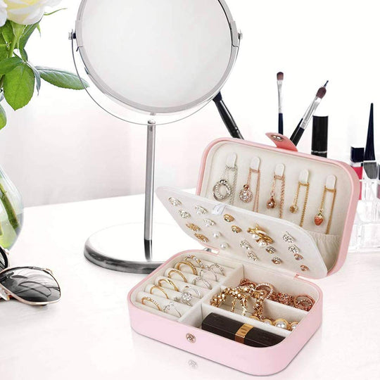 Travel Jewelry box Double Layer Jewelry Case Other Accessories MelodyNecklace