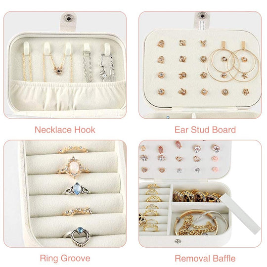 Travel Jewelry box Double Layer Jewelry Case Other Accessories MelodyNecklace