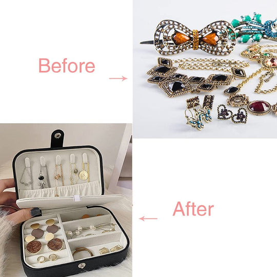 Travel Jewelry box Double Layer Jewelry Case Other Accessories MelodyNecklace