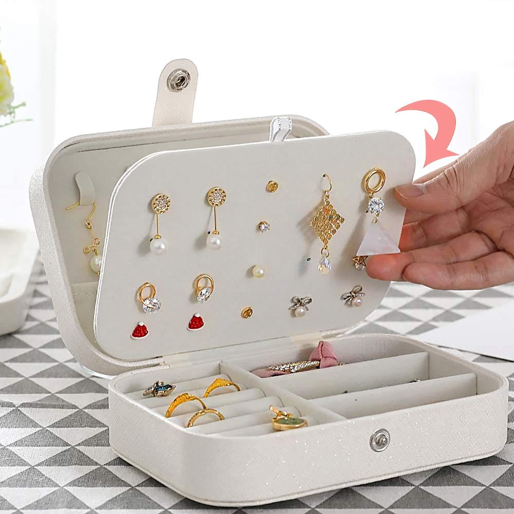 Travel Jewelry box Double Layer Jewelry Case Other Accessories MelodyNecklace