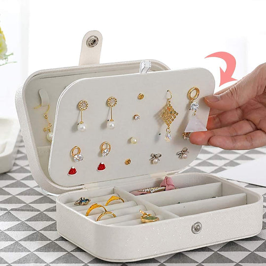 Travel Jewelry box Double Layer Jewelry Case Other Accessories MelodyNecklace