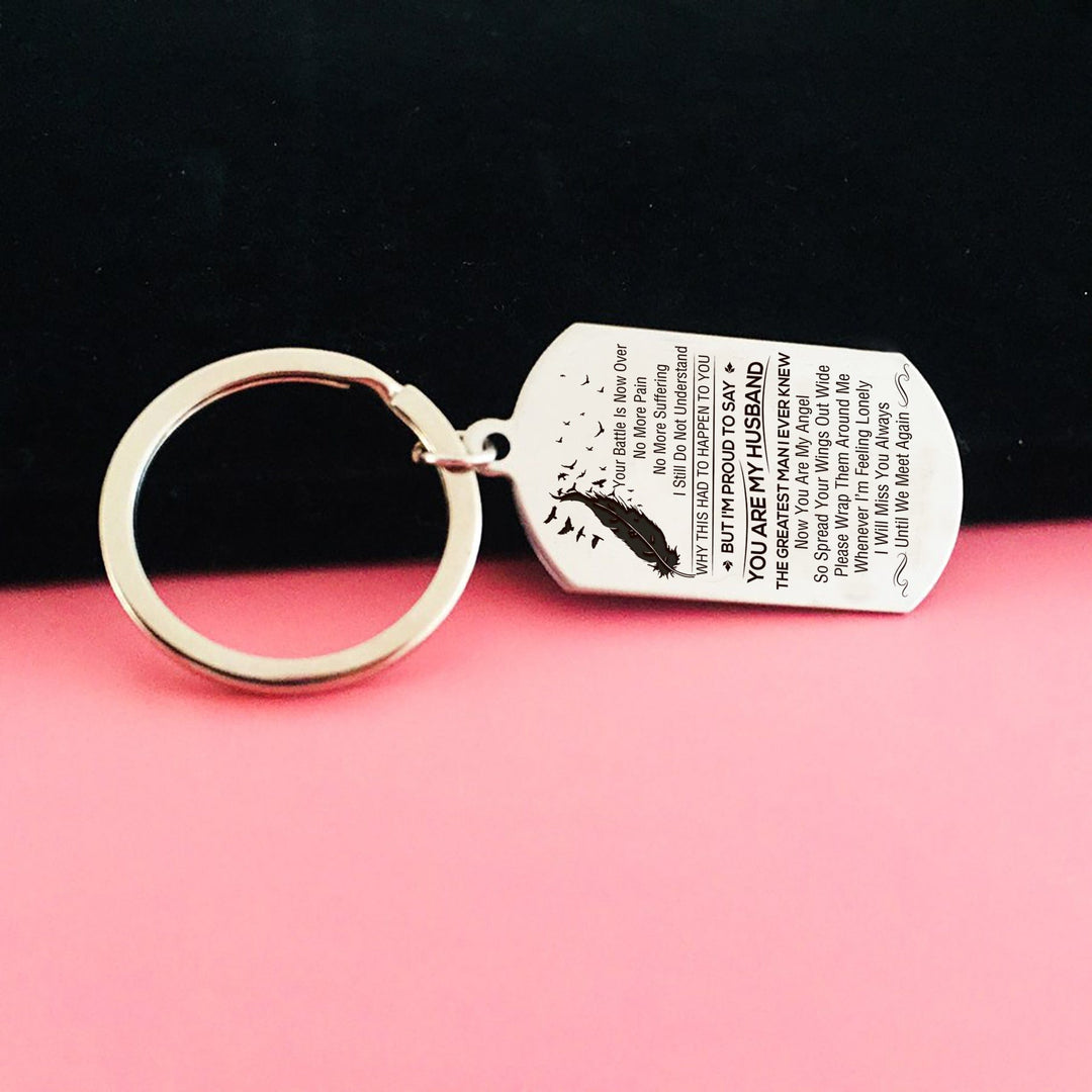 Widow To Husband-The Greatest Man-Keychain Keychain MelodyNecklace