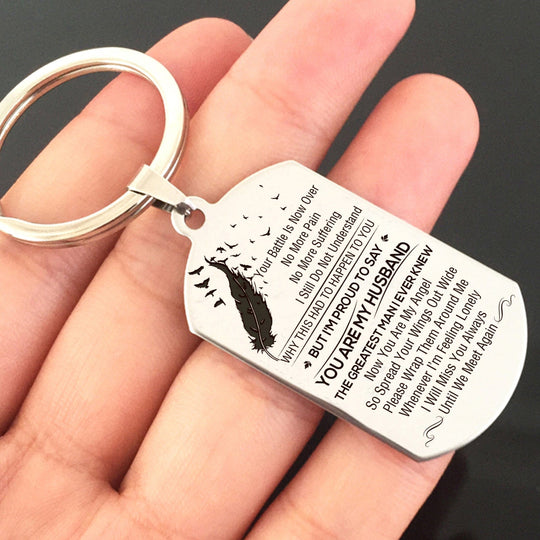 Widow To Husband-The Greatest Man-Keychain Keychain MelodyNecklace