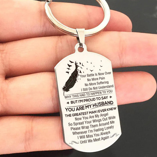 Widow To Husband-The Greatest Man-Keychain Keychain MelodyNecklace