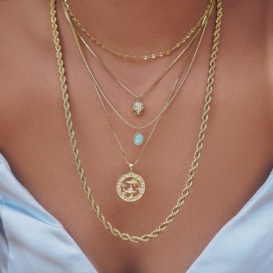 Zodiac Coin Necklace Vivamacity