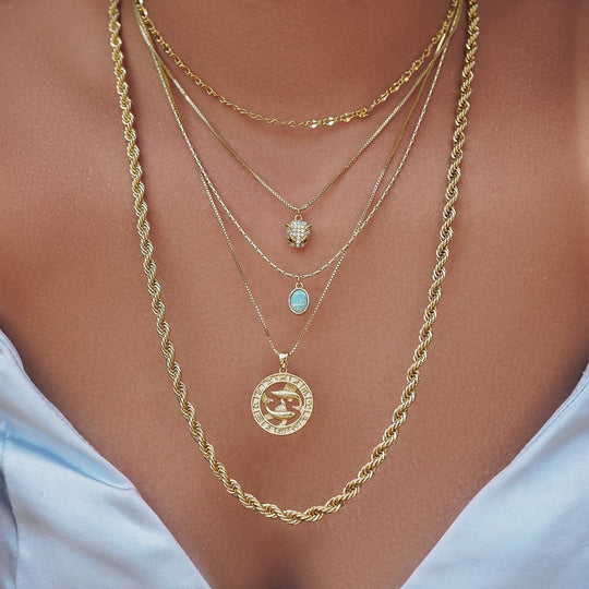 Zodiac Coin Necklace Vivamacity